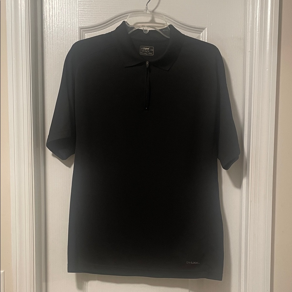 Alpine Design Men’s Classic Black Polo Shirt